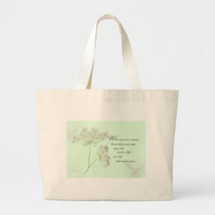 Nurse Touch ett liv med Vild Flowers Jumbo Tygkasse