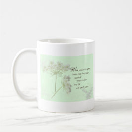 Nurse Touch ett liv med Vild Flowers Kaffemugg