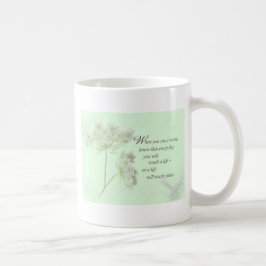 Nurse Touch ett liv med Vild Flowers Kaffemugg