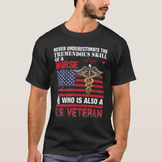 Nurse U.S. Veteran T Shirt