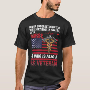 Nurse U S Veteran T Shirt