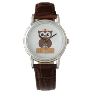 Nurse Uggla (med bandaid) Armbandsur