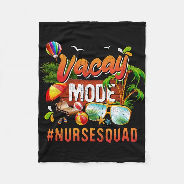 Nurse Vacation Group Nursesquad Fleecefilt (Framsidan)