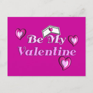 Nurse Valentine presenterar "Be min Valentine" Helg Vykort