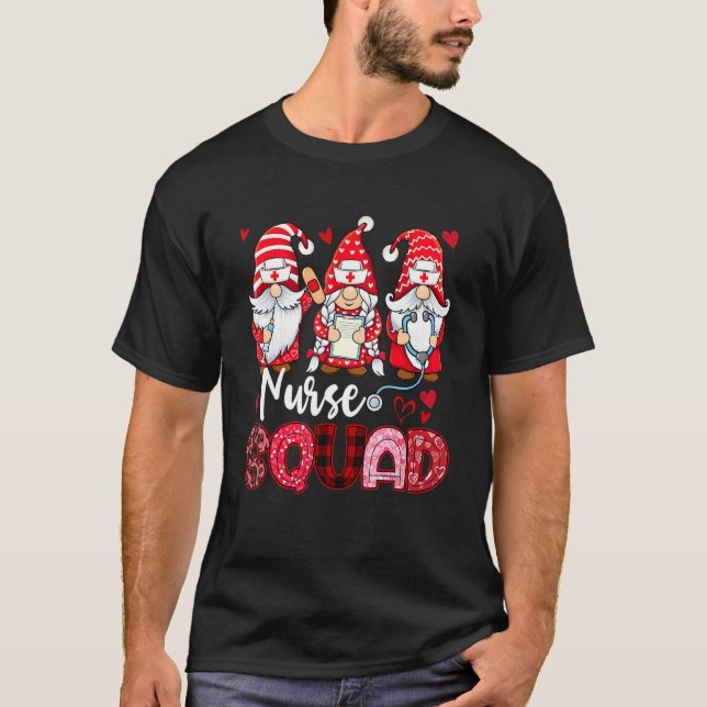 Nurse Valentines Day Valentine ER ICU NICU RN Nurs T Shirt (Framsida)