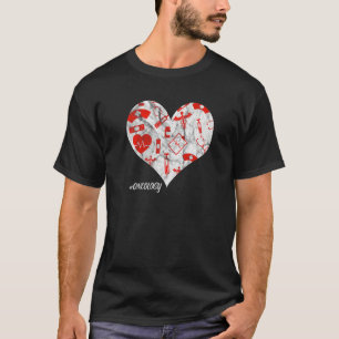 Nurse Verktyg Lifesavers Nursing Hjärtat Oncolog T Shirt