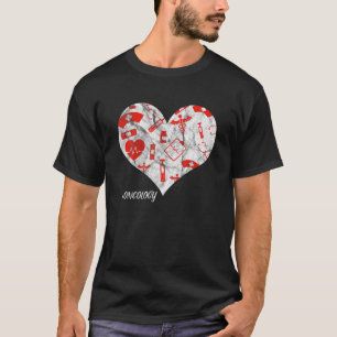 Nurse Verktyg Lifesavers Nursing Hjärtat Oncolog T Shirt