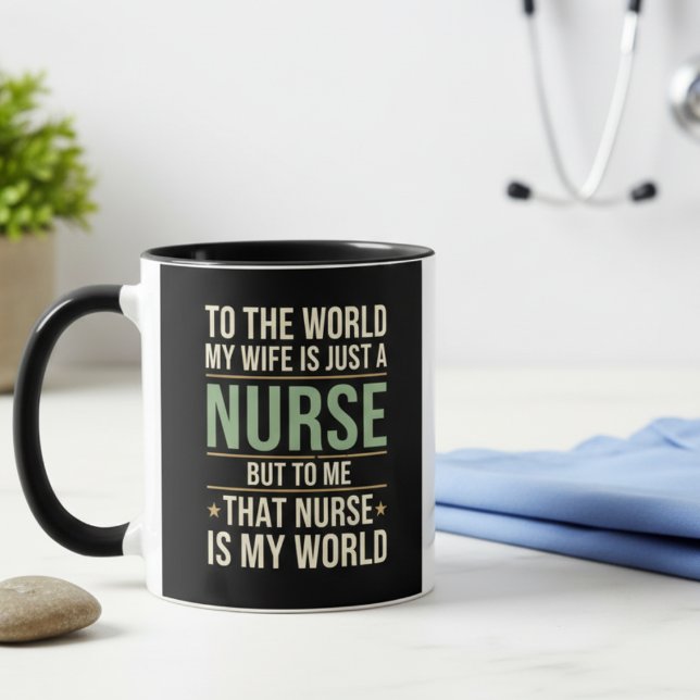 Nurse Wife Appreciation Mug Healthcare Hero Gift Mugg (Skapare uppladdad)