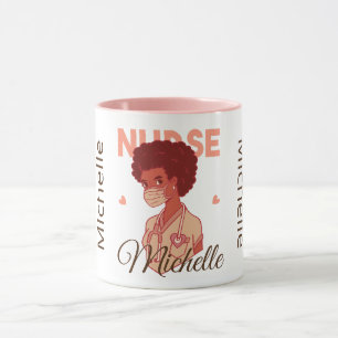 Nurse Woman från Färg Mugg
