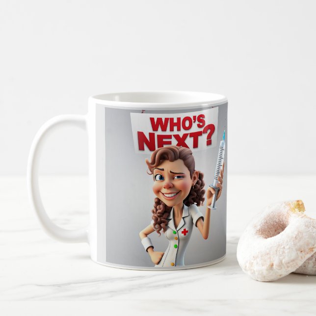 "NURSE"-YRKE - KAFFEMUGG (Med munk)