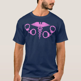 Nurseon lämnat Chest Correctional Nurse T Shirt