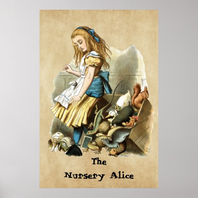 Nursery Alice, Alice Äventyr i Wonderlan Poster (Framsidan)