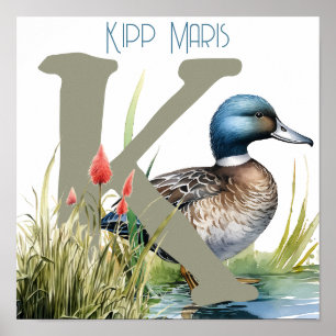 Nursery Art Anka Brev K Poster