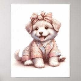 Nursery Art Nusantara / Heritage Baby djur Poster