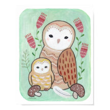 Nursery Art Skriv ut Uggla Nursery Skriv ut Nurser