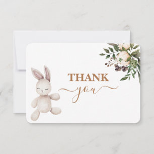 Nursery Bunny Könsneutralt tack Kort