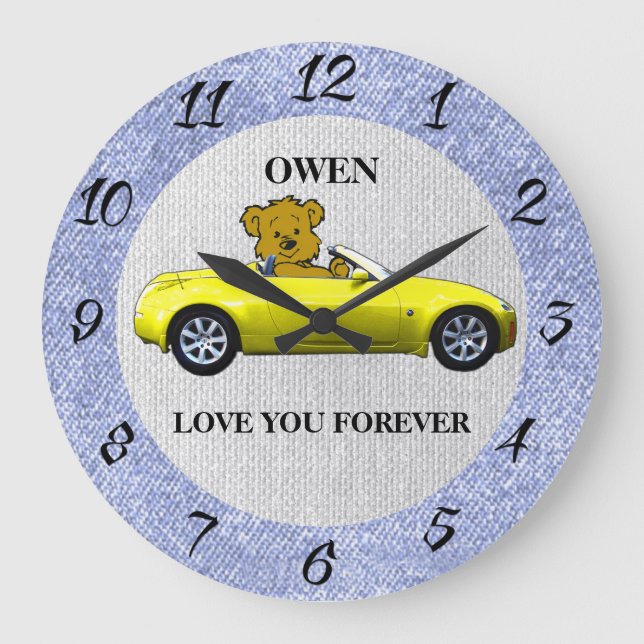 NURSERY CLOCK STOR KLOCKA (Framsida)