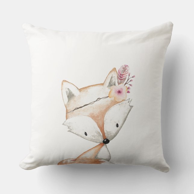 Nursery Cushion - Tribal Fox Kudde (Framsida)