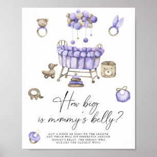 Nursery - hur stort är mamma Blocky-spelet? Poster