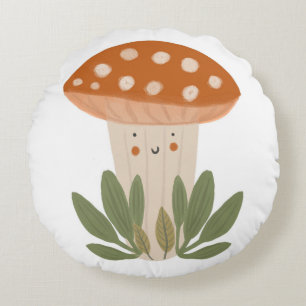 Nursery Little svamp Cute Baby Room Rund Kudde