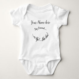 Nursery namn Baby romper t-Shirt One-biet
