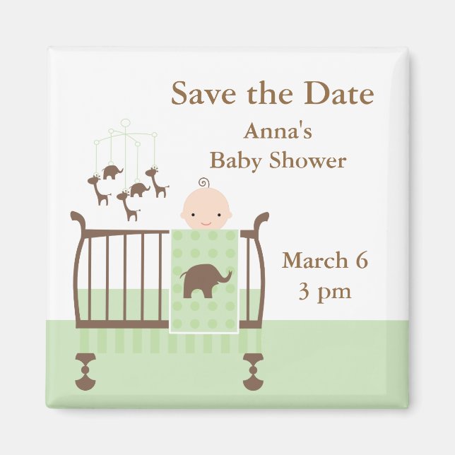 Nursery (Neutralt) Magnet (Framsidan)