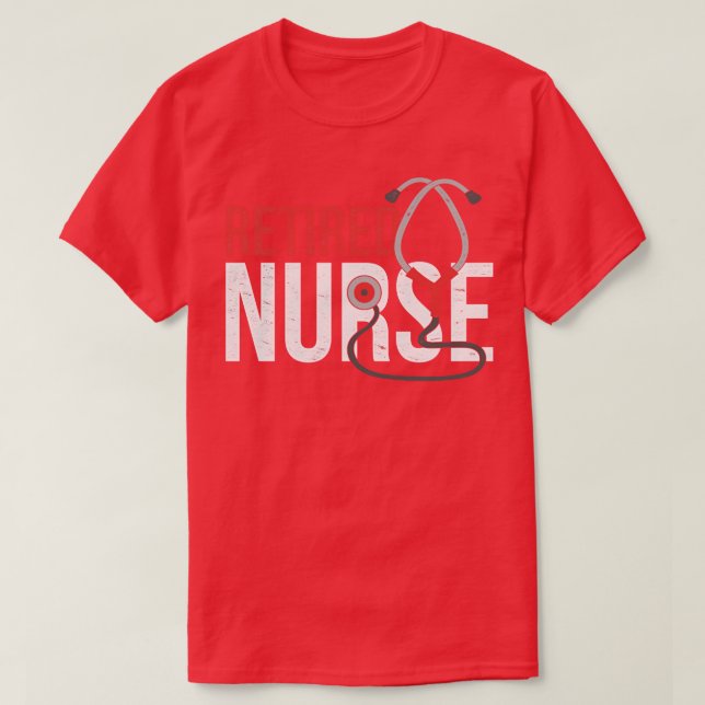 Nursery Pension Medicine Stethoscope LP T Shirt (Design framsida)