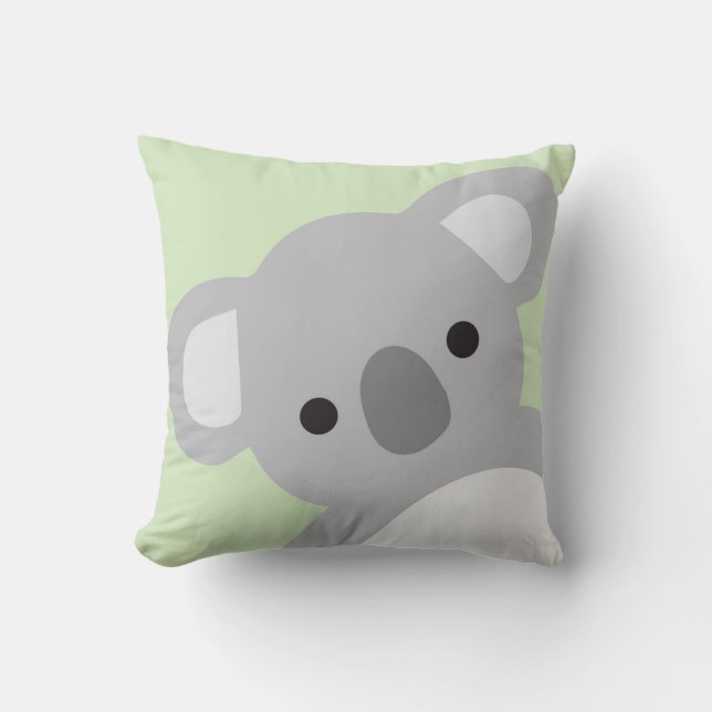 Nursery Pillow Children Room Decor Koala Bear Kudde (Framsida)