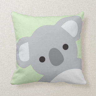 Nursery Pillow Children Room Decor Koala Bear Kudde