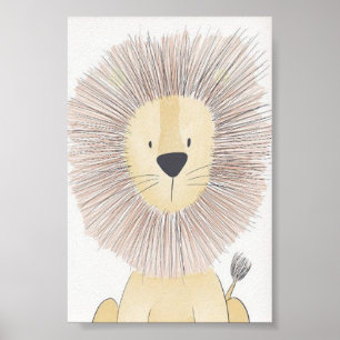 Nursery Poster - Lejon