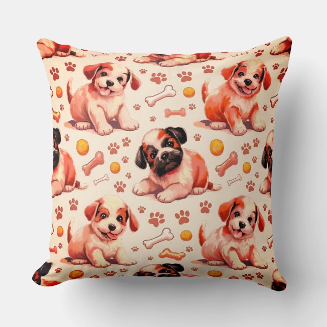 Nursery Puppy Dekorativ kudde (Framsida)