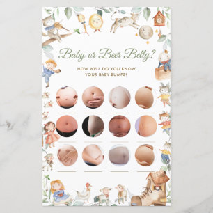 Nursery Rhyme Baby eller Beer Belly Baby Shower-sp
