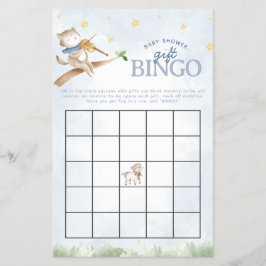 Nursery Rhyme Baby Shower Bingo Game Flygblad