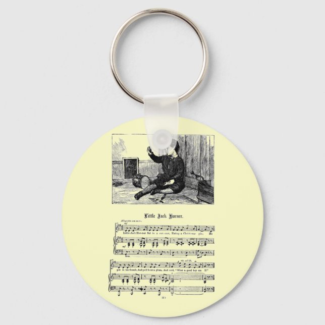 Nursery Rhyme Jack Korner Nyckelring (Framsida)