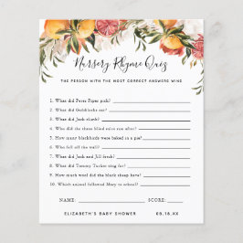 Nursery Rhyme Quiz | Barnstödsspel