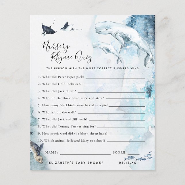 Nursery Rhyme Quiz | Barnstödsspel (Framsida)