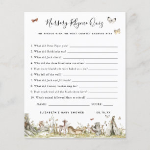 Nursery Rhyme Quiz Barnstödsspel