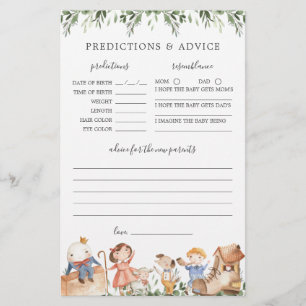 Nursery Rhymes Baby Shower Predictions and Advice