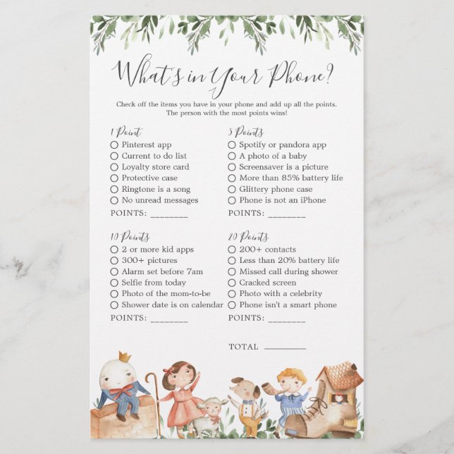 Nursery Rhymes Baby Shower What in Your Mobil (Framsida)