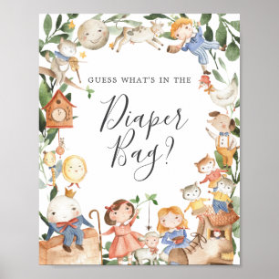 Nursery Rhymes gissar vad som finns i tidningsbloc Poster