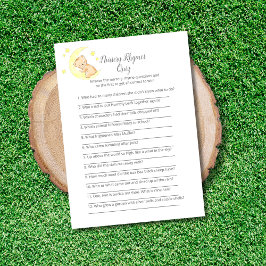 Nursery Rhymes Quiz Baby Sprinkle-spelkort