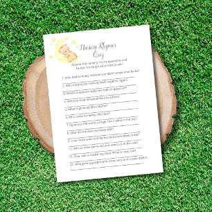 Nursery Rhymes Quiz Baby Sprinkle-spelkort