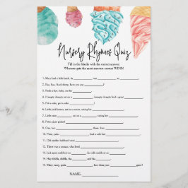 Nursery Rhymes Quiz What's Scoop Baby Shower
