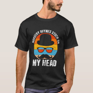 Nursery Rhymes Stuck på min Pappa Småbarn pappa T Shirt