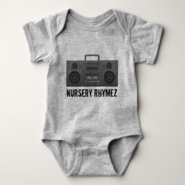 Nursery Rhymez Baby Body T Shirt (Framsida)