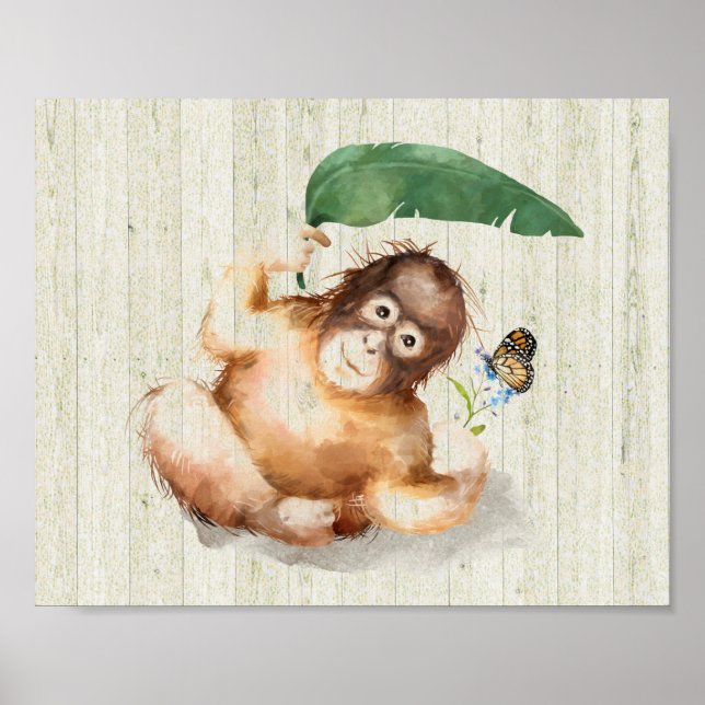 Nursery Room Monkey Poster (Framsidan)