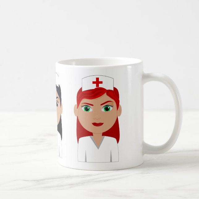 Nurses 3 kaffemugg (Höger)