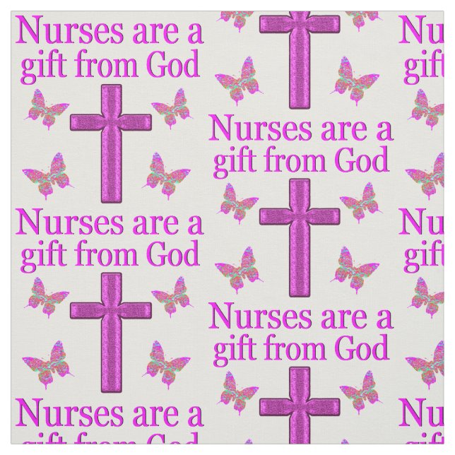 NURSES ÄR EN GIFT FRÅN GOD TYG (Provkarta)