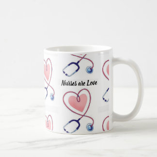 Nurses are Love Kaffemugg