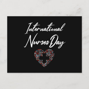 Nurses Day lycklig - 12 maj 2021 Vykort